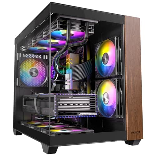 Okinos Genuine Walnut Wood PC ... ATX Case, Mid-Tower, Mirage 6