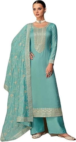 Nimbark Ready to Wear Indian Pakistani Ethnic Wear Party Wear Fashion Designer Straight Salwar Kameez Suit for Womens