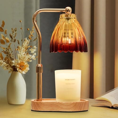 Candle Warmer Lamp with Timer Dimmable, Lamp Candle Warmer for Jar Candles,Birthday Gifts for Women Mom, House Warming Gifts Vintage Home Decor,Wax Warmer Lamp
