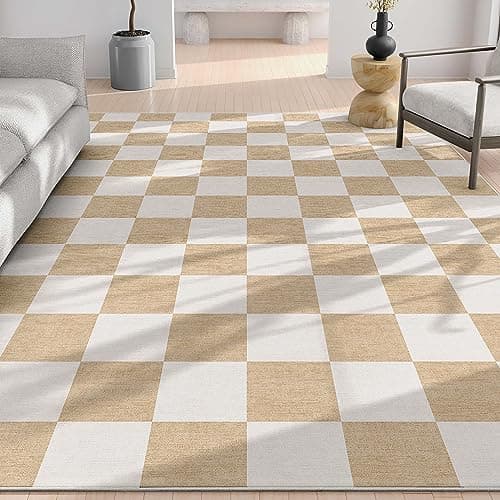 Well Woven Apollo Flatwoven Mo...quares Yellow 5' x 7' Area Rug