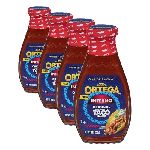 $6.23 | 4-Pack 8-Oz Ortega Inferno Hot Taco Sauce at Amazon ($1.56 each)