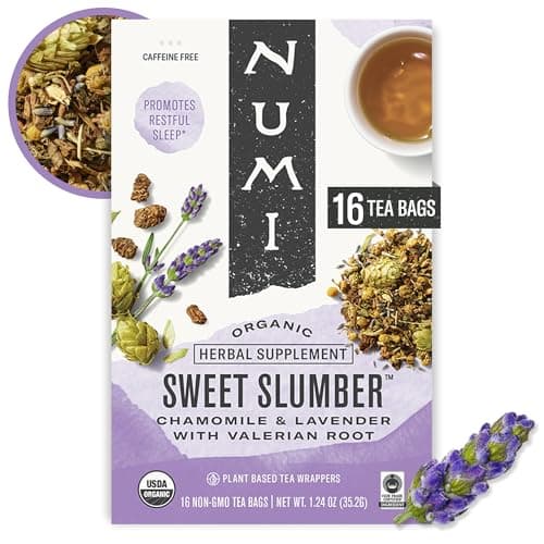 Numi Organic Sweet Slumber Tea... Box of Tea Bags Herbal Teasan