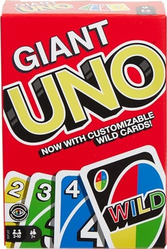 Giant UNO Family Card Game $8.24 + Free Shipping w/ Prime or on orders over $35