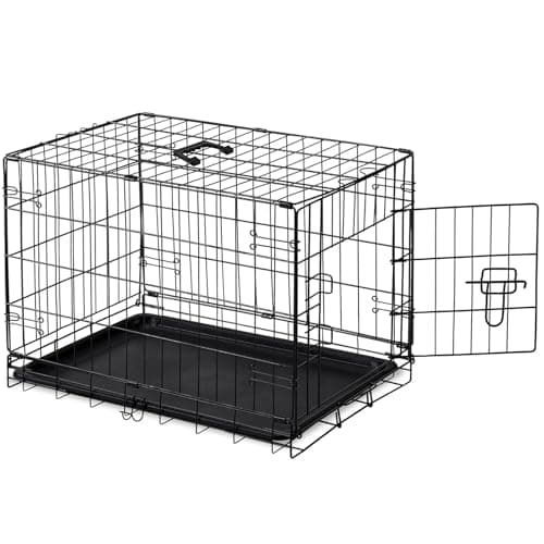 DUMOS Dog Crate, 30 Inch Small...el for Indoor, Outdoor, Travel