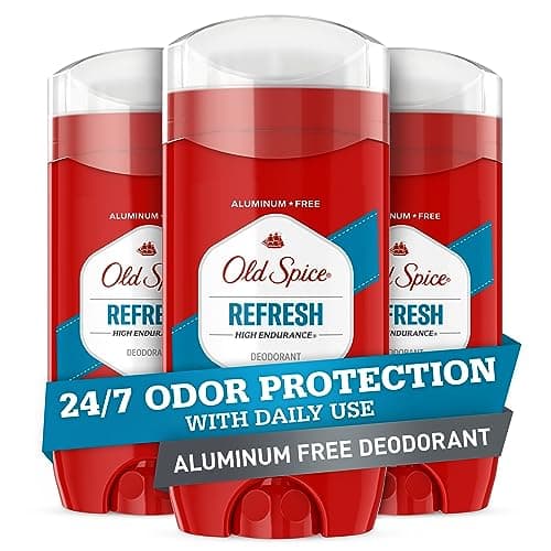 3-Pk 3-Oz Old Spice Men's Aluminum Free Deodorant Stick (Refresh) $6.75 w/ S&S