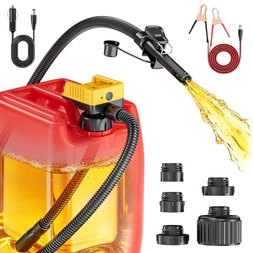 Ecarke 5 GPM Cordless Fuel Transfer Pump w/ Auto Shut-Off & 51" Hose (Compatible w/ DeWalt 20V & Milwaukee 18V Batteries) $41.99 + Free Shipping