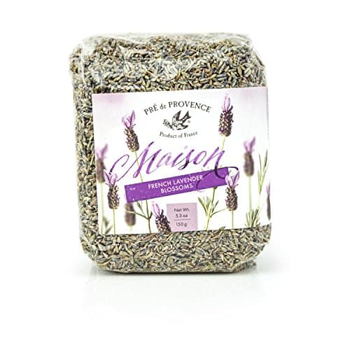 Pre de Provence Maison French Lavender Collection, Soothing & Fresh Scent, Dried Blossoms, 150 Grams