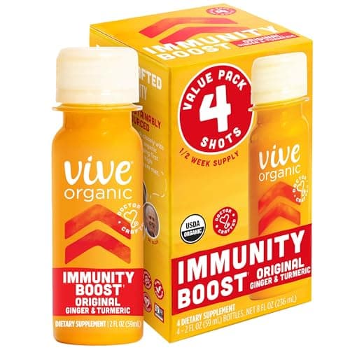 Vive Organic, Organic Original...y Boost Shot, 2 Fl Oz, 4 Count