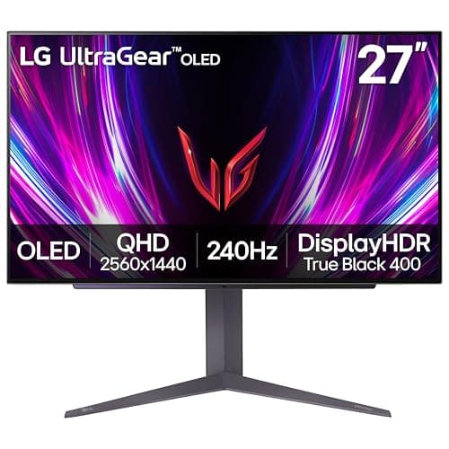 LG 27GS93QE 27-inch Ultragear OLED Gaming Monitor QHD 1440p 240Hz 0.03ms DisplayHDR True Black 400 AMD FreeSync Premium Pro NVIDIA G-Sync HDMI 2.1 $499.99
