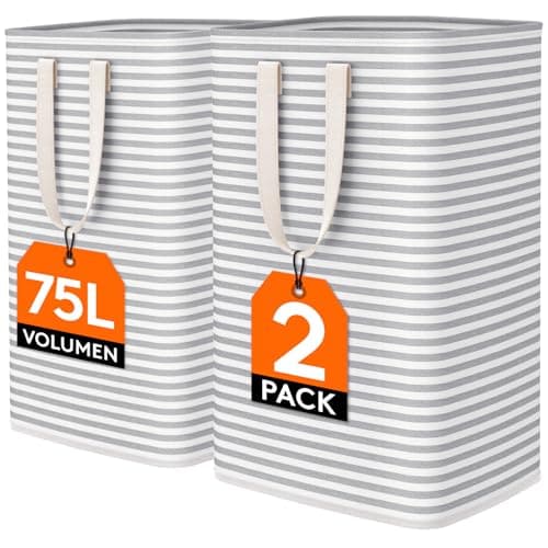 Collapsible Laundry Hamper 2-Pack Only $7.99 Shipped for Amazon Prime Members