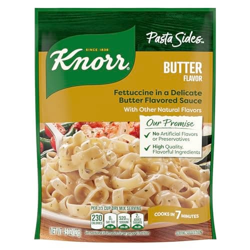 Select Accts: 4.5-Ounce Knorr Butter Fettuccine Pasta Sides $0.68 w/ S&S + Free Shipping w/ Prime or on $35+