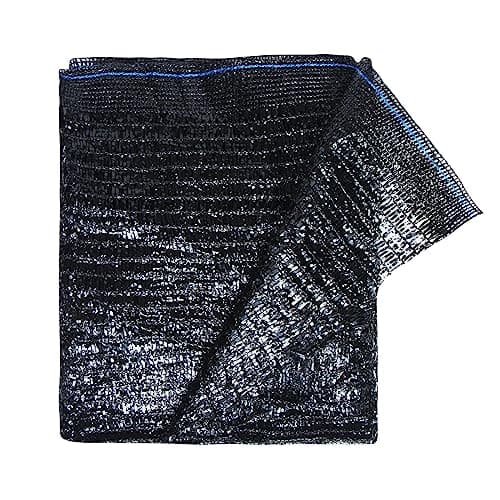 BELLEBILL 50% Shade Cloth, 10x12FT Black Sun Shade Cover for Plants, Garden, Greenhouse, Patio, Chicken Coop