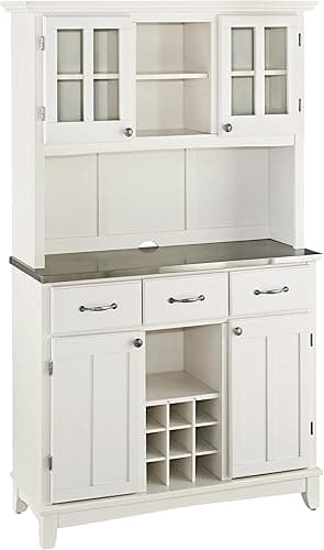 homestyles Server sideboards-b...ts-credenzas, Hutch, Off White